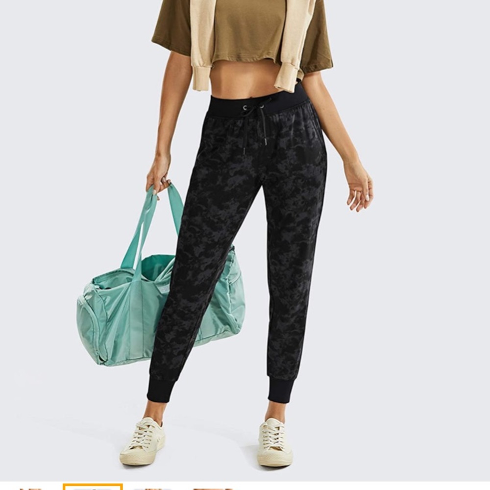 CRZ YOGA Women's Lightweight Workout Joggers 27.5" with Pockets